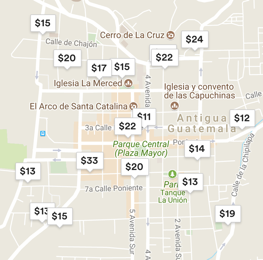 oferta airbnb centro de antigua